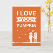 Niet Straight Design Halloween Kaart (Gele Bloem)