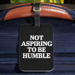 Niet streven om nederige Kamala Harris feminist te Bagagelabel<br><div class="desc">Niet streven om nederige Kamala Harris feminist te zijn</div>