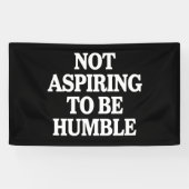 Niet streven om nederige Kamala Harris feminist te Spandoek (Horizontaal)