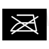 NIET STRIJKEN! KAART (Voorkant Horizontaal)