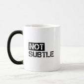 Niet subtiel magische mok (Links)