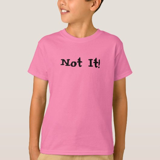 Niet! T-shirt (Voorkant)