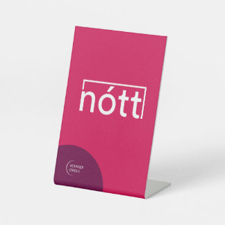 Niet-tabelteken Reclamebord Met Voetstuk