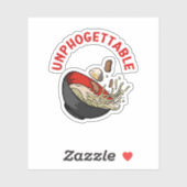 Niet te fotograferen Vietnamese Noodle Pun - Funny Sticker (Vel)