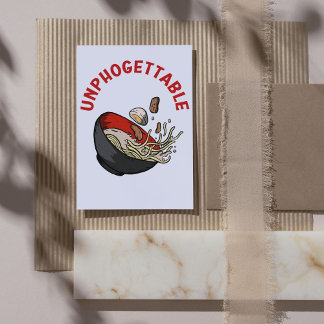 Niet te fotograferen - Vietnamese pho food woordsp Kaart