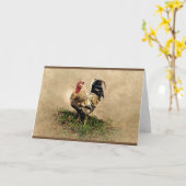 Niet te kippenhaan Verjaardag Kaart (Gele Bloem)