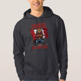 NIET TE KOOP, Canada, Beaver Lumberjack, Vlag, Hoodie