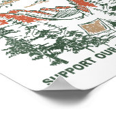 Niet te koop Nationale Parken Steun onze Parken &C Poster (Hoek)