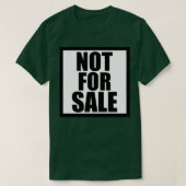 Niet te koop t-shirt (Design voorkant)