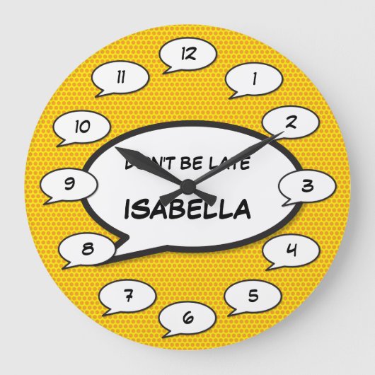 NIET TE LAAT Pop van stripboeken Grote Klok (Voorkant)