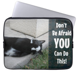 Niet te scherp in de Motivatie weergave Laptop Sleeve