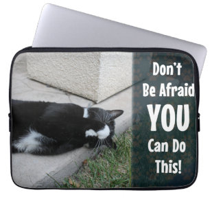 Niet te scherp in de Motivatie weergave Laptop Sleeve