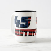 Niet te stoppen 48 mok (Voorkant links)