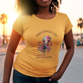 Niet te stoppen als een octopus t-shirt