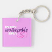 Niet te stoppen, in mijn niet te stoppen tijdperk, sleutelhanger (Achterkant)