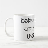 Niet te stoppen koffiemok (Links)