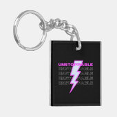 Niet te stoppen, Motivatie, Inspirerend Sleutelhanger (Voorkant Links)