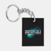Niet te stoppen, Motivatie, Inspirerend Sleutelhanger (Voorkant Links)