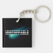 Niet te stoppen, Motivatie, Inspirerend Sleutelhanger (Achterkant)