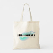 Niet te stoppen, Motivatie, Inspirerend Tote Bag (Achterkant)
