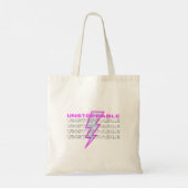 Niet te stoppen, Motivatie, Inspirerend Tote Bag (Achterkant)
