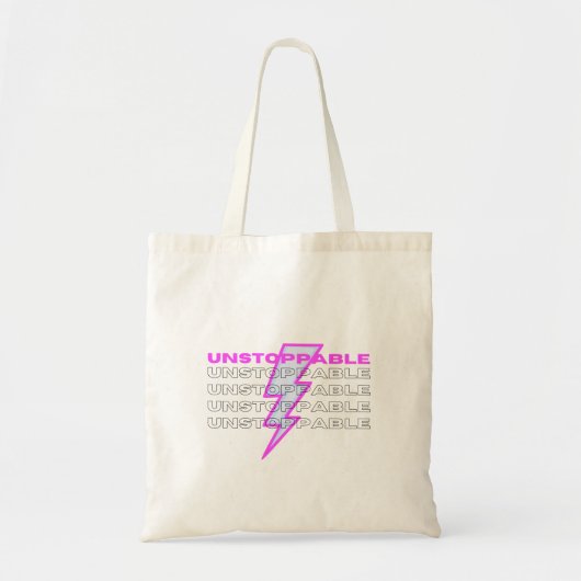 Niet te stoppen, Motivatie, Inspirerend Tote Bag (Voorkant)