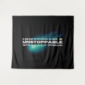 Niet te stoppen, Motivatie, Inspirerend Wandkleed (Voorkant (horizontaal))