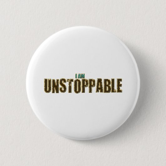 Niet te stoppen ronde button 5,7 cm (Voorkant)