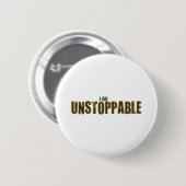 Niet te stoppen ronde button 5,7 cm (Voorkant /achterkant)