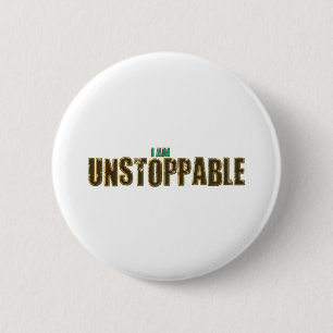 Niet te stoppen ronde button 5,7 cm