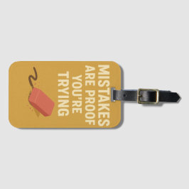 niet te stoppen schijf bagagelabel