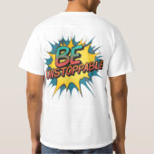 Niet te stoppen t-shirt (Achterkant)