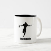 Niet te stoppen witte Mok (Voorkant rechts)