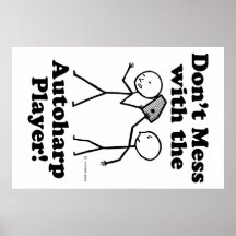 Niet te veel met de Autoharp-speler