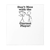 Niet te veel met de Clarinet Player