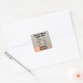 Niet te veel met de Dobro Player Square Sticker (Envelop)