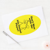 Niet te veel met de Ovaal Stic van Alto Clarinet P Ovale Sticker (Envelop)