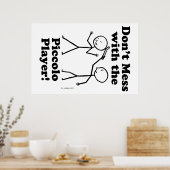Niet te veel met de Piccolo-speler Poster (Keuken)