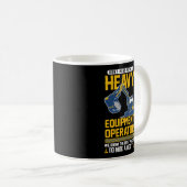 Niet te veel met een zware apparatenexploitant die koffiemok (Voorkant rechts)