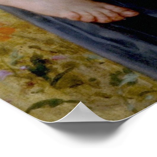 Niet te veel om 1895 Bouguereau-Poster mee te neme Poster (Hoek)