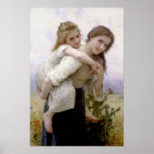 Niet te veel om 1895 Bouguereau-Poster mee te neme Poster (Voorkant)