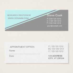 Niet te weinig voor afspraak Minimal Concept Mini Visitekaartjes