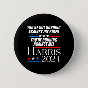Niet tegen Joe Biden - Kamala Harris Deba Ronde Button 5,7 Cm