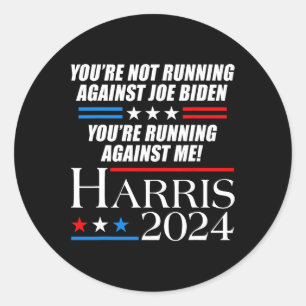 Niet tegen Joe Biden - Kamala Harris Deba Ronde Sticker