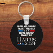 Niet tegen Joe Biden - Kamala Harris Deba Sleutelhanger (Voorkant)