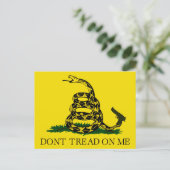 Niet tegen me lopen! briefkaart (Staand voorkant)