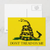 Niet tegen me lopen! briefkaart (Voorkant / Achterkant)