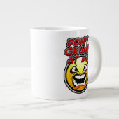 Niet tegen me proppen grote koffiekop (Voorkant rechts)