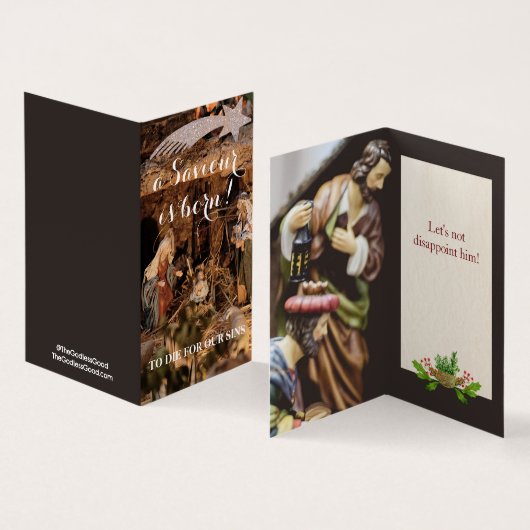 Niet teleurstellen - Atheïst Christmas Kaarten 25p (Binnen en buitenkant)