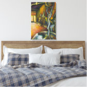 Niet tenzij je begint te neuriën. canvas afdruk (Insitu (Slaapkamer))